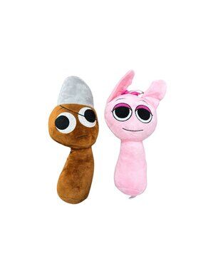 Sprunky Plush Toys 2pcs. - Soft & Cute Game-Inspired Plush For Kids Or Collector